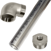 Rustfri rør og fittings